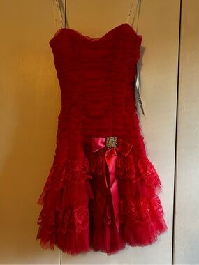 Y2K Masquerade Prom Dress sz 5/6